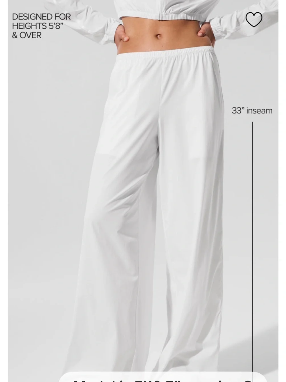 White Breezy Wide Leg in white